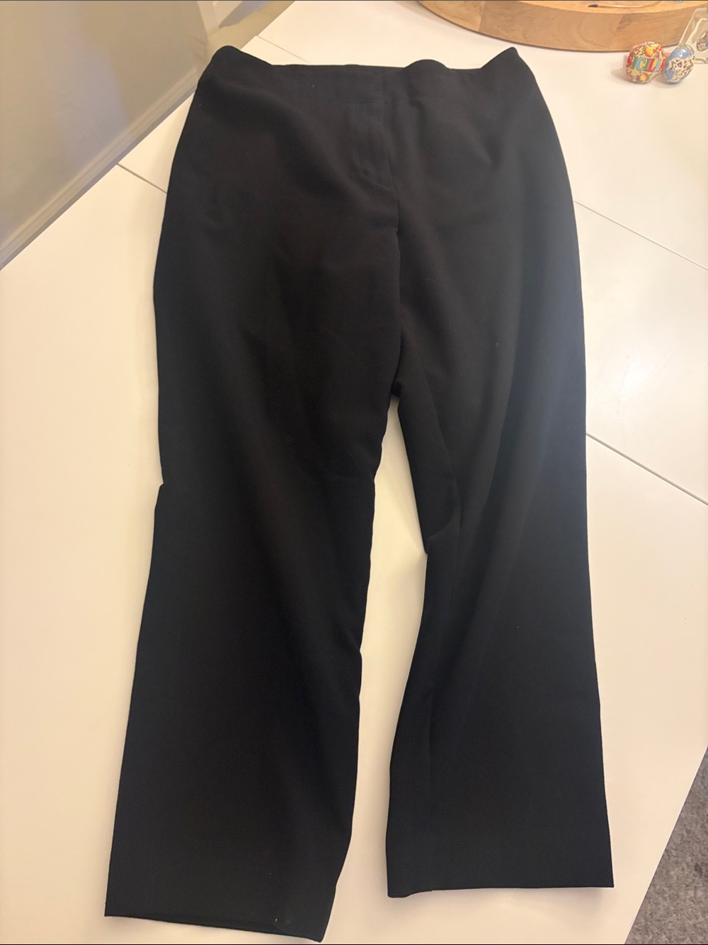 Ann Taylor Factory Black No Pocket Ankle Length Straight Leg Trouser